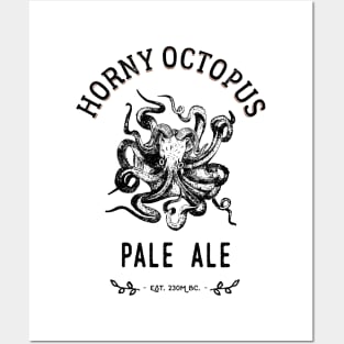 Horny Octopus Pale Ale Posters and Art